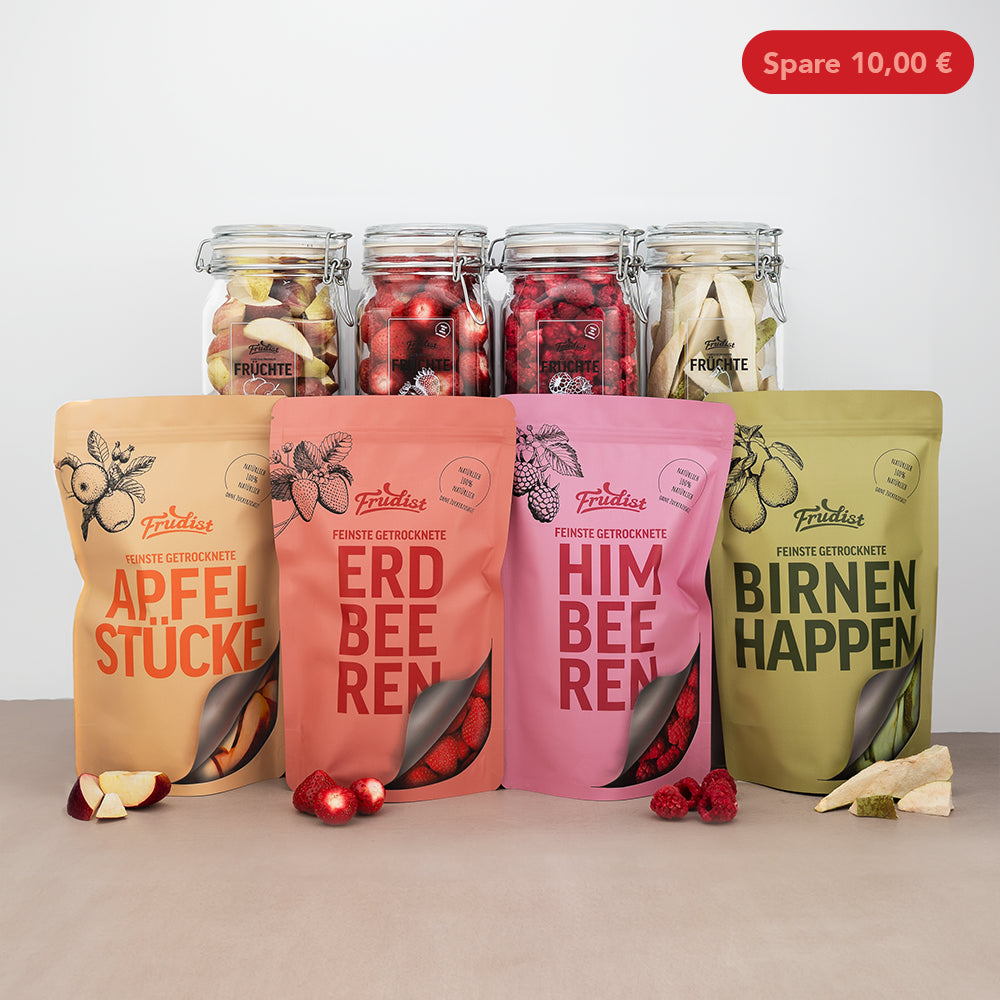 Fruit Lover-Set - Gefriergetrocknete Frchte von FRUDIST Frudist Fruit Lover-Set - Gefriergetrocknete Frchte von FRUDIST Frudist