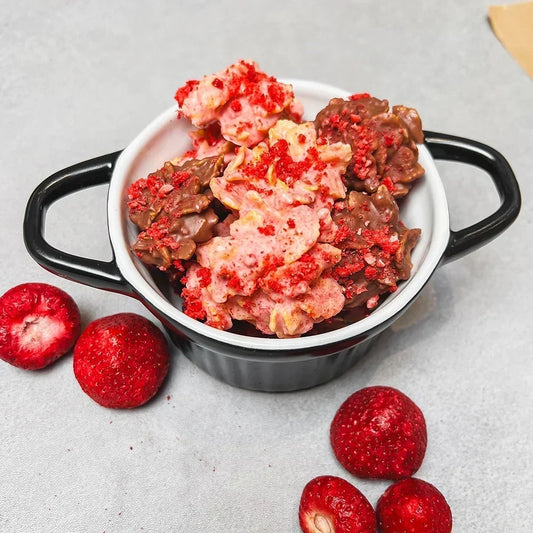 Schoko Crossies mit Erdbeeren selber machen – knusprig und fruchtig