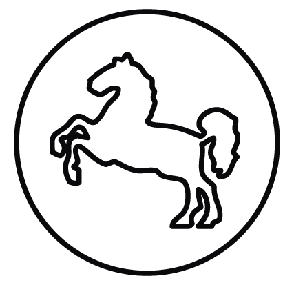 Frudist Icon Pferd im Kreis
